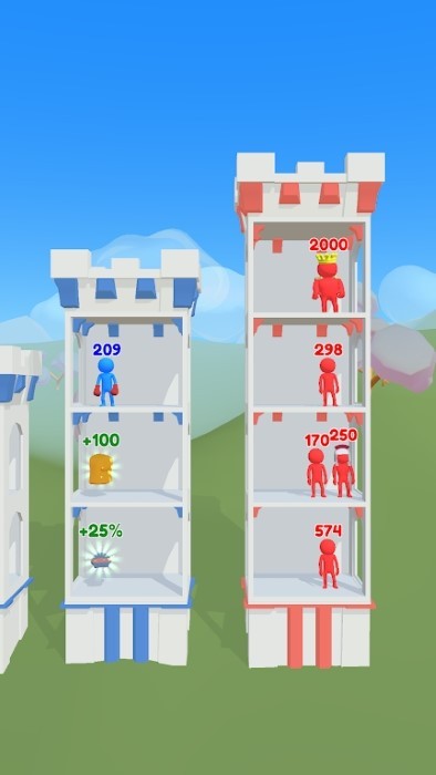 橡胶人推塔游戏(push tower)