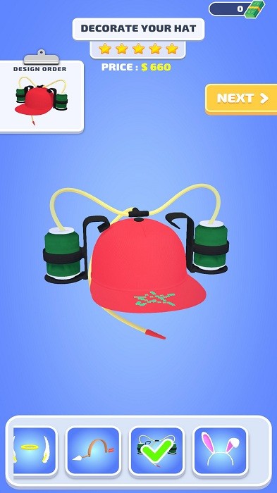 宝宝制作可爱帽子游戏