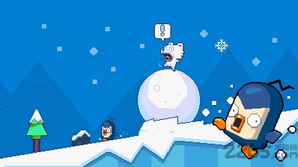 极地滚雪球游戏