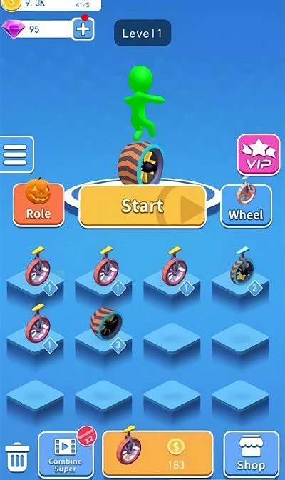 滑冰比赛之星(skater race)