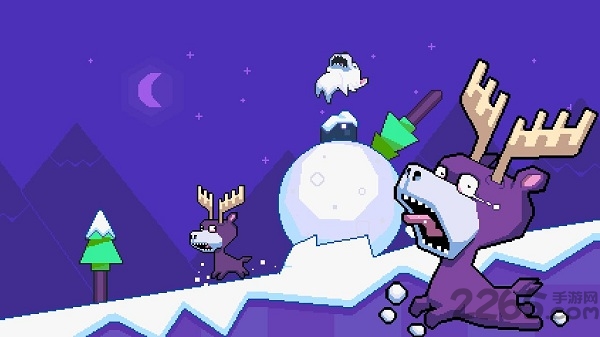 极地滚雪球游戏