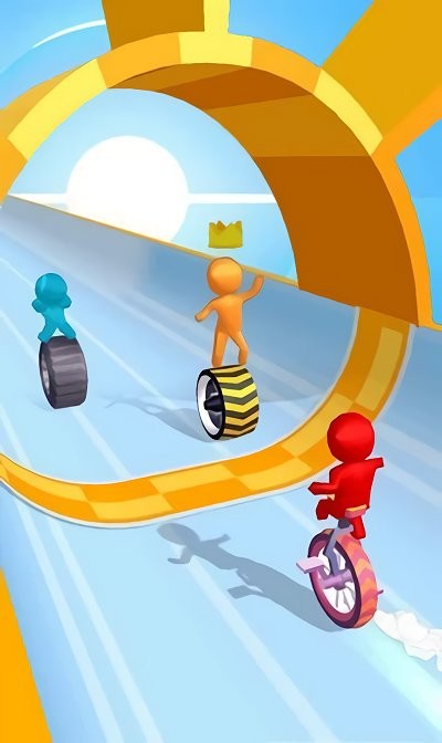 滑冰比赛之星(skater race)