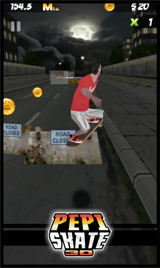 滑板跑酷游戏
