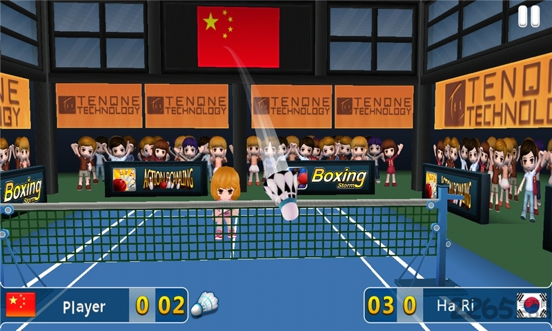 羽毛球3d手机游戏